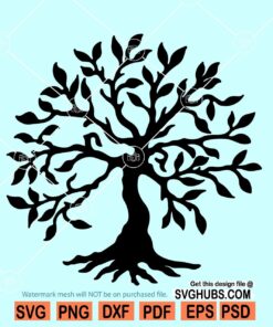 Tree with roots SVG