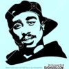 Tupac Shakur svg