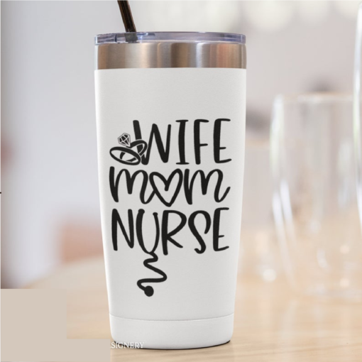 Wife Mom Nurse SVG