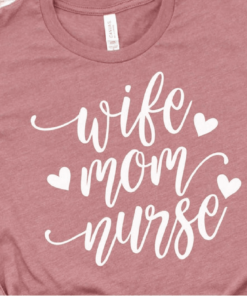 Wife Mom Nurse svg