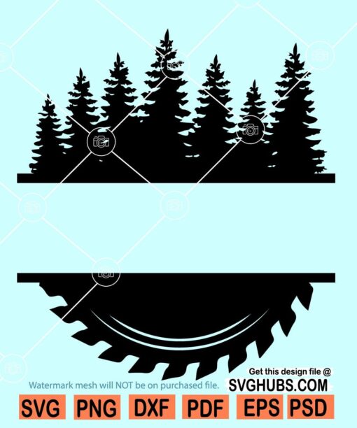 Wood Saw Blade SVG