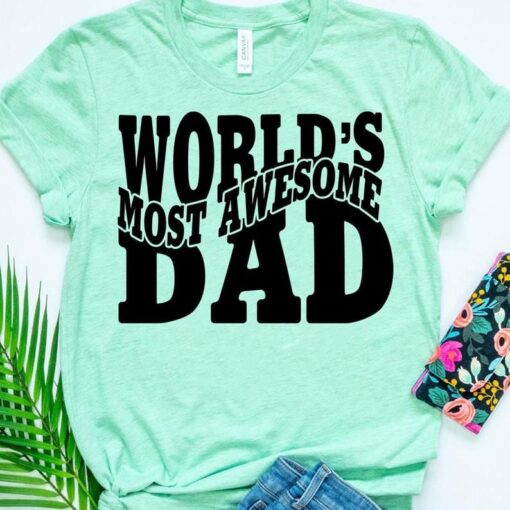 World's Most Awesome Dad SVG