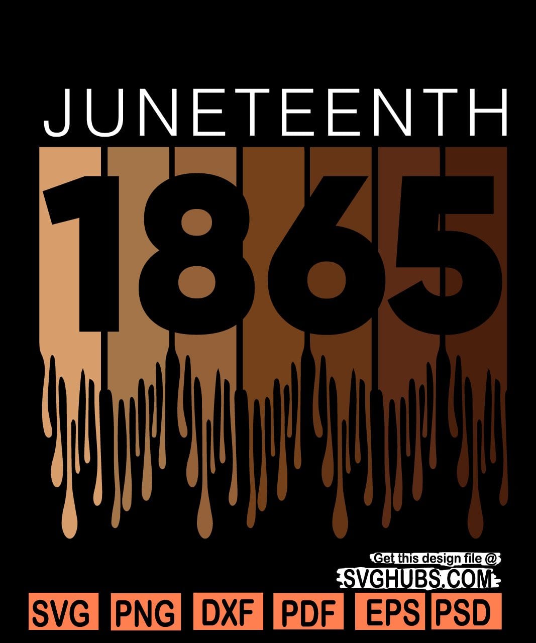 Juneteenth 1865 Svg