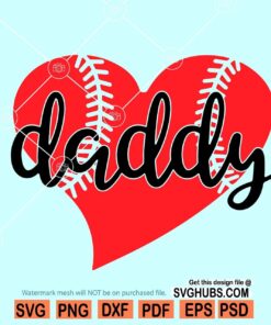 Baseball dad SVG