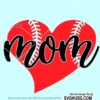 Baseball mom SVG