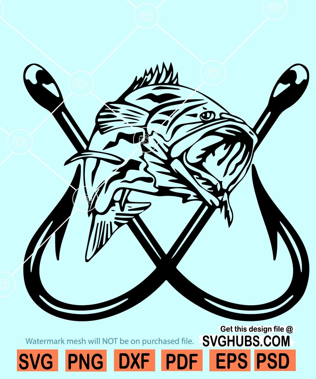 Free Free 282 Bass Fishing Silhouette Svg SVG PNG EPS DXF File