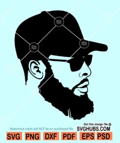 Bearded Man with Sunglasses SVG