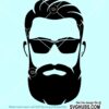 Bearded man svg