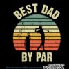 Best dad by par SVG