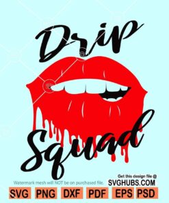 Birthday drip Squad svg