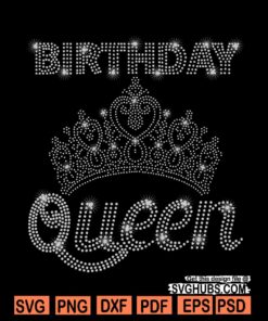 Birthday queen SVG