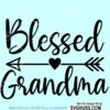 Blessed grandma SVG