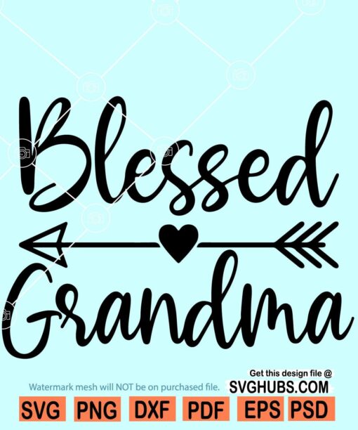 Blessed grandma SVG