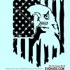 Eagle American flag SVG