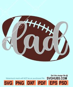 Football dad svg