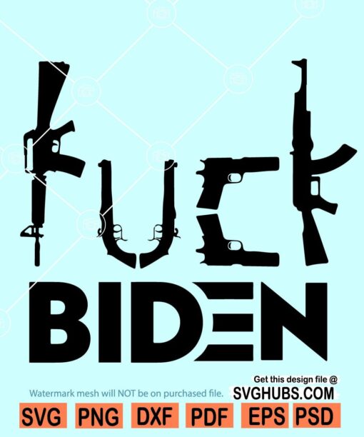 Joe and Hoe Gun control SVG