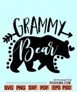 Grammy Bear SVG