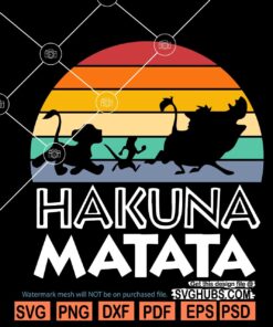 Hakuna matata svg