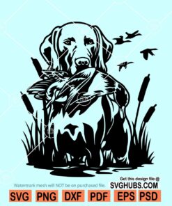 Hunting dog svg