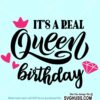 Its a Real Queen Birthday SVG