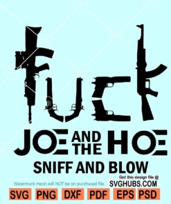 Joe and Hoe Gun control SVG