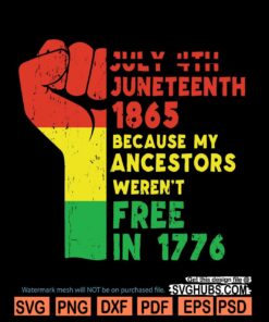 Juneteenth 1865 svg