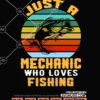 Just a mechanic who loves fishing SVG
