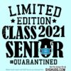 Limited Edition Class 2021 Senior SVG