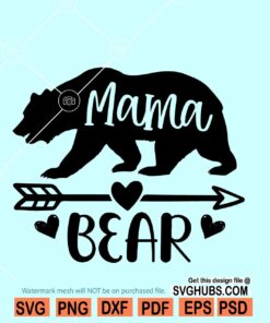 Mama bear SVG