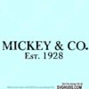 Mickey and Co Est. 1928 Svg