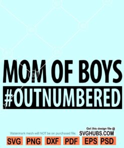 Mom of boys outnumbered SVG