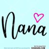 Nana love SVG
