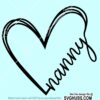 Nanny Heart svg