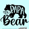 Papa Bear SVG file
