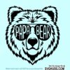Papa bear SVG