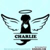 Pet dog memorial SVG