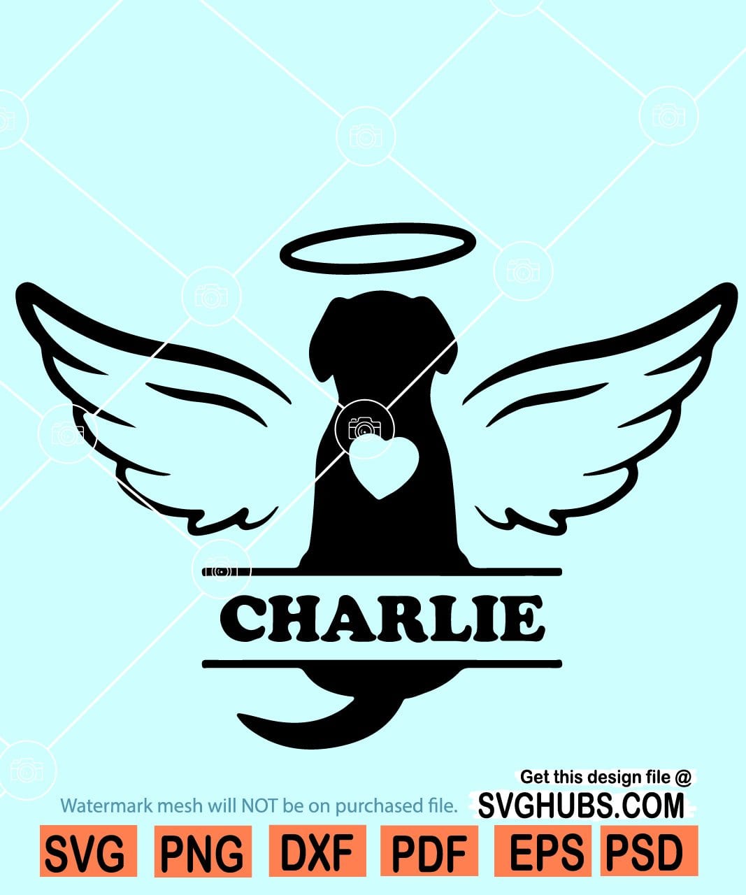 Memorial Wings SVG