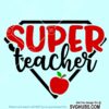 Super teacher SVG