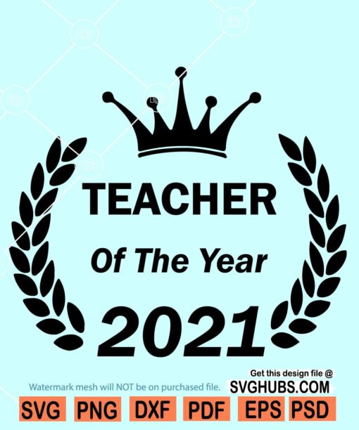 Teacher of The Year SVG