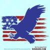 US eagle flag svg