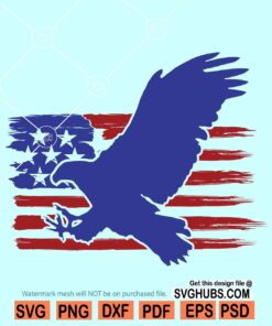US eagle flag svg