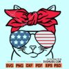 4th of July Cat SVG