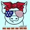 4th of July pig SVG