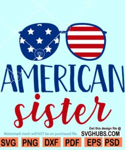 All American sister SVG