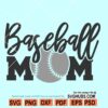 Baseball mom SVG