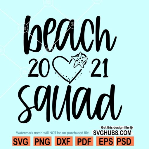 Beach Squad svg
