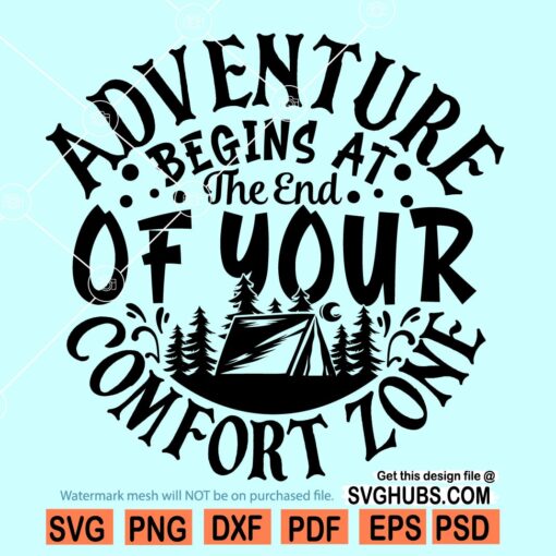 Camping SVG file for cricut