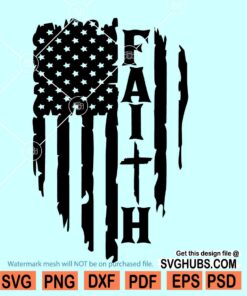 Faith American Flag svg