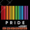 Gay pride Barcode SVG