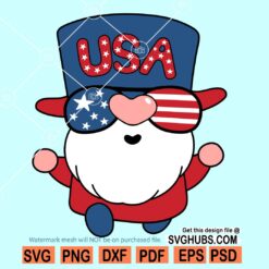 Gnome 4th of July Svg